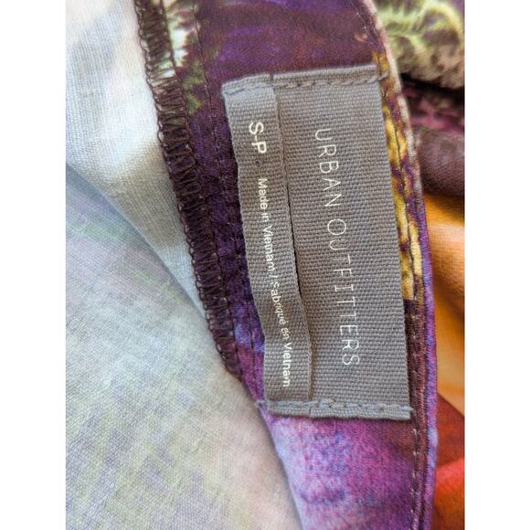 Urban Outfitters Babydoll Poppy Spaghetti Strap Floral Minidress w/ Side Slits S - Picture 9 of 9